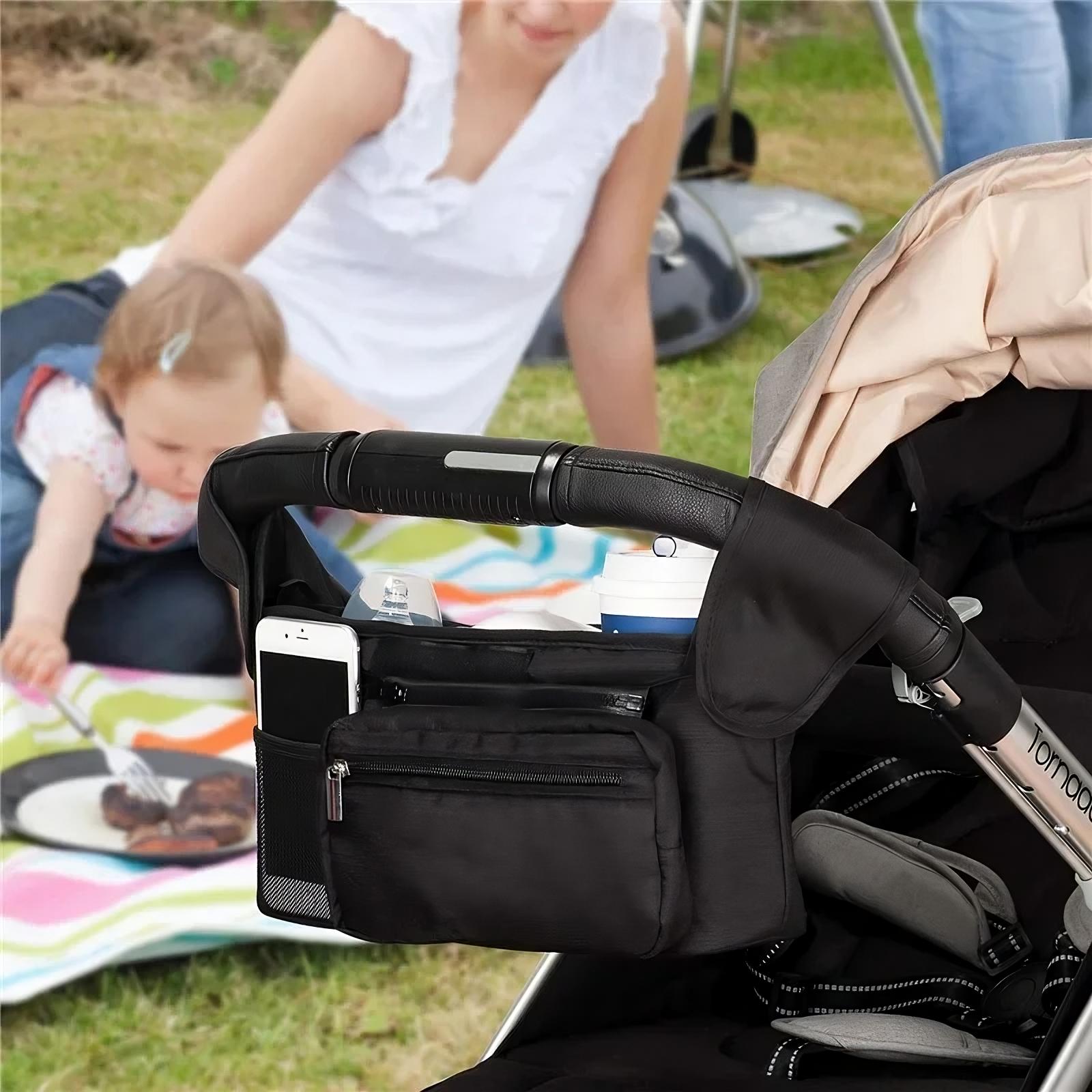 Baby Stroller Manager With Non-Slip Strap Baby Stroller Manager With Non-Slip Strap
